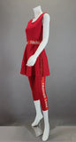 FAshion love Tank Dress with side fringe detail
