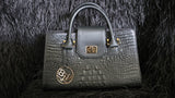 Dawn - Hornback Embossed Leather