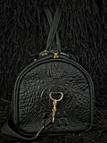 Small Duffle - Hornback Embossed Leather