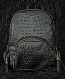 Large Backpack - Hornback Embossed Leather