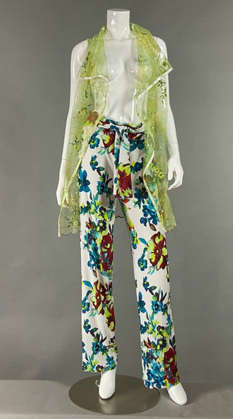 Ameri（アメリ）の「MEDI VINTAGE FLOWER KNIT PANTS（その他